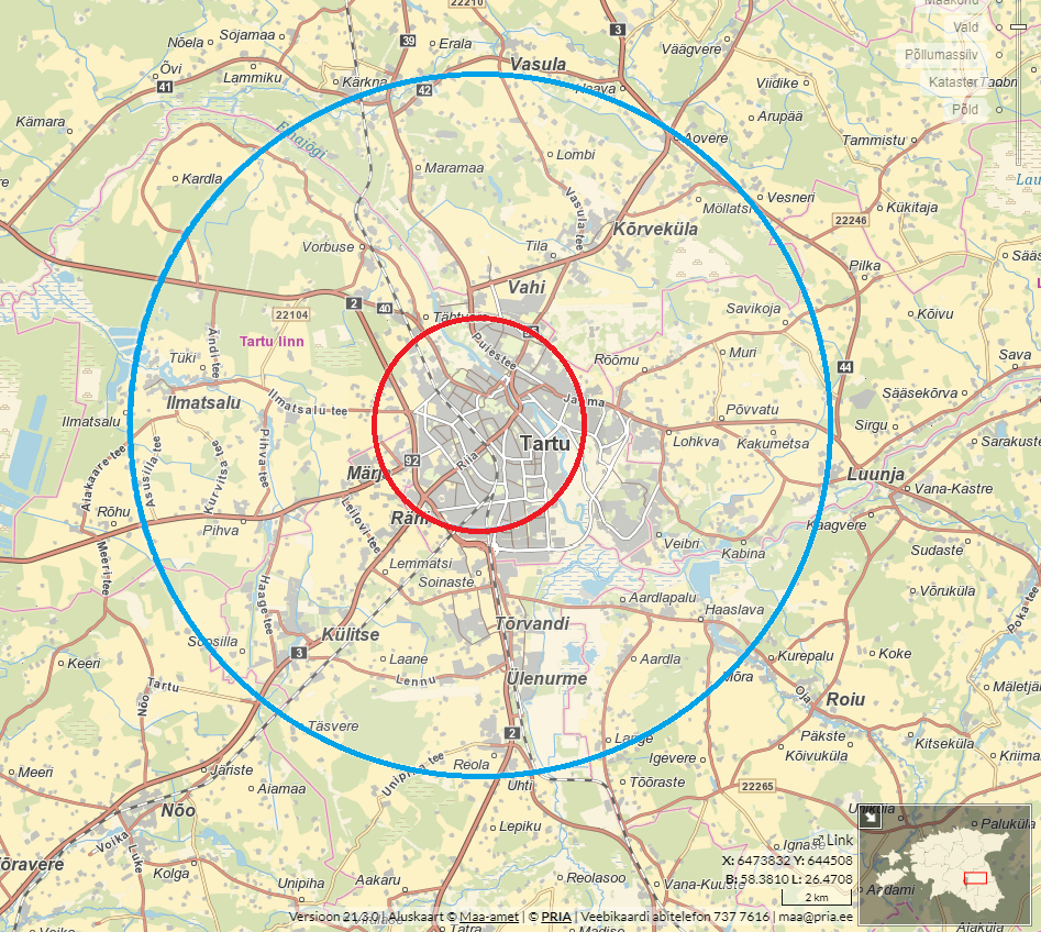 Ohustatud tsoon (3 km) ja järelevalvetsoon (10 km).png